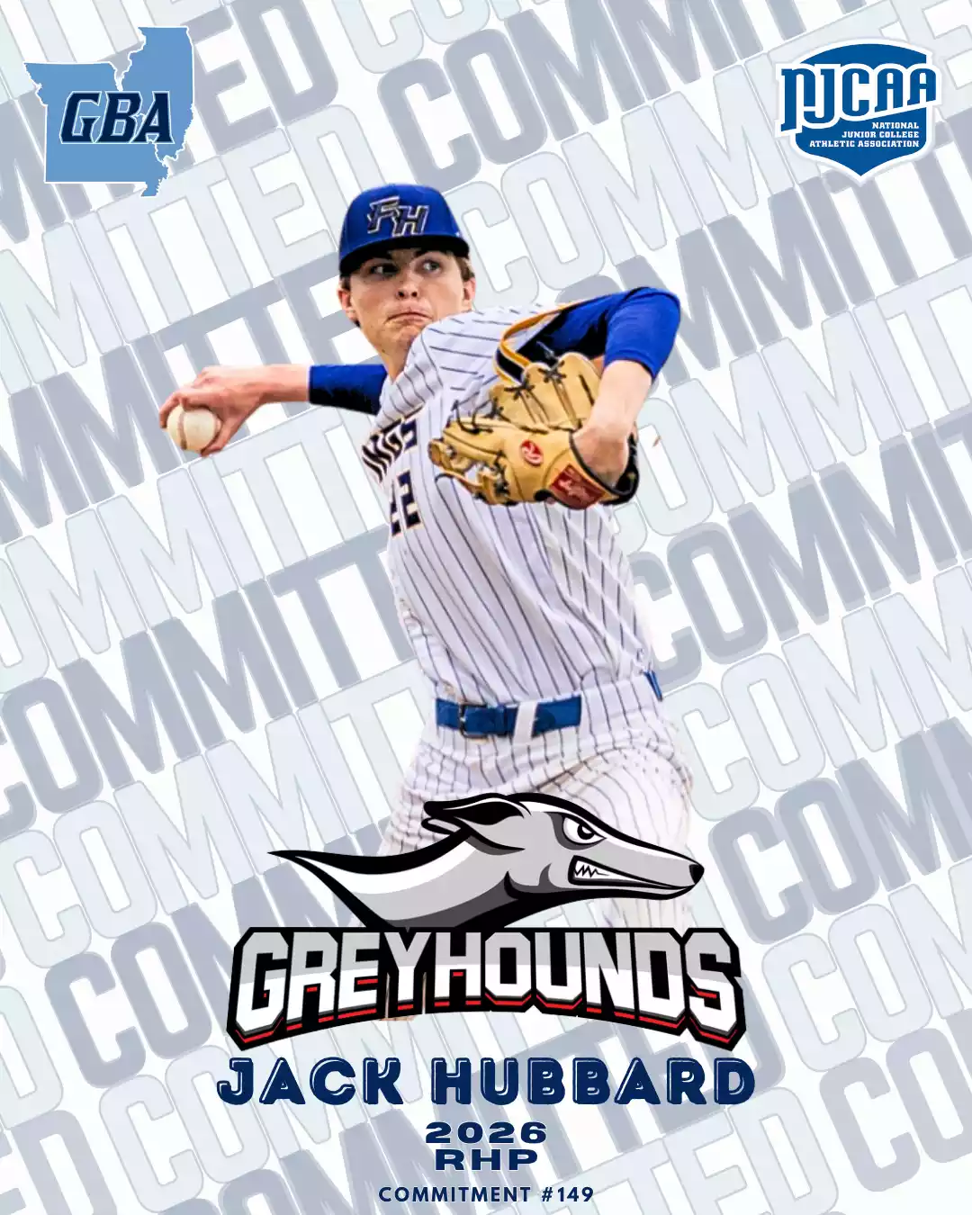 Jack Hubbard — Moberly Area CC commitment graphic