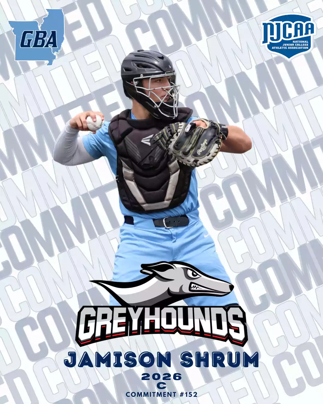 Jamison Shrum — Moberly Area CC commitment graphic