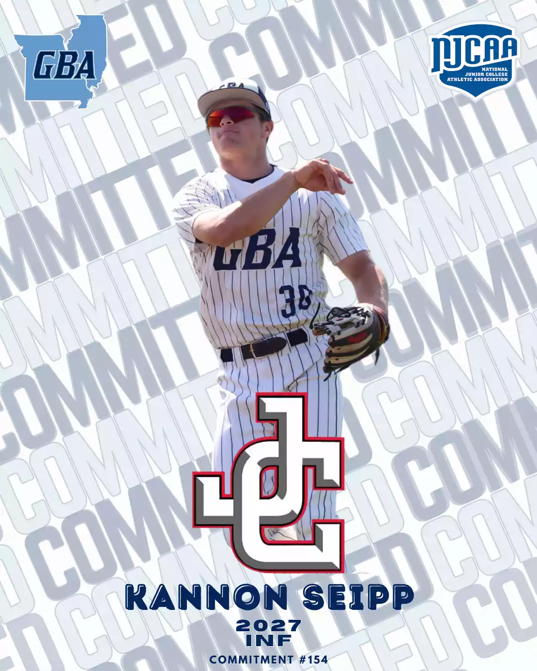 Kannon Seipp — Jefferson College commitment graphic