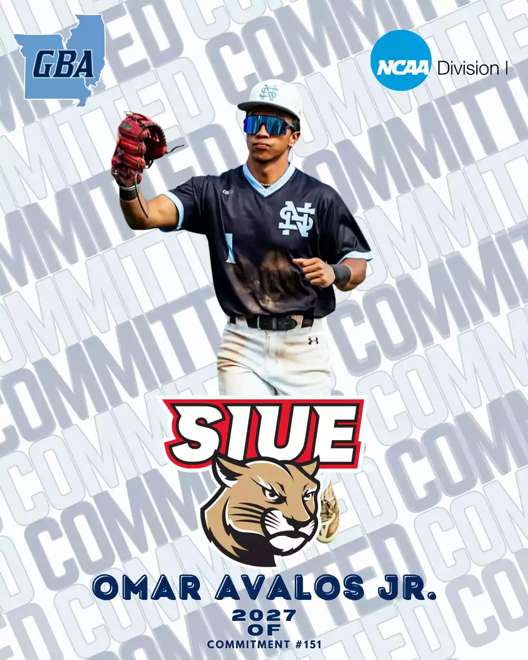 Omar Avalos Jr. — SIU: Edwardsville commitment graphic